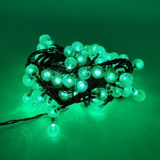 GIB LED水晶櫻桃燈泡 記憶型 100燈, 黑線 綠色
