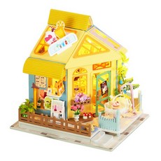 ADICO DIY 袖珍屋 奶茶屋, 混合色, 1套