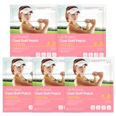 MADFORCOS 女用高爾夫防曬面罩, 單色, 5片