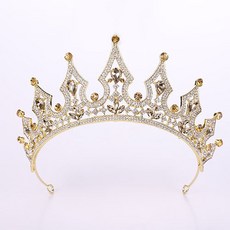 Estella 巴洛克系列水晶皇冠 kvn325, 1個, 金色