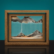 立體沙漏相框, 黑色