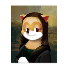 ADICO DIY數字油畫 蒙娜羅莉 PLW05 40 x 50 cm, 混合色, 1個