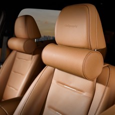 MAYTON Pellicarbin The All New Palisade專用原廠色頸枕, 1個, 棕色