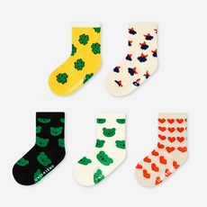unifriend 兒童設計襪子 5 件套