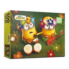 minions 小小兵 卡通圖案拼圖, 500片, AL5302, 1盒
