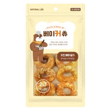 네츄럴랩 강아지 베이커 츄 간식 S, 치킨 베이글, 84g, 1개