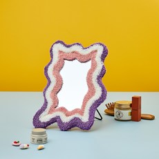 버터샵 물결 타프팅 거울, 퍼플