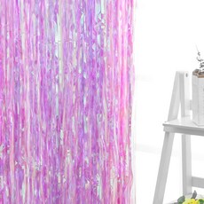Selene 全息派對雨絲簾 1 x 2 m, 2個, 紫色