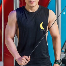 男款健美肌肉健身運動健身運動無袖T恤