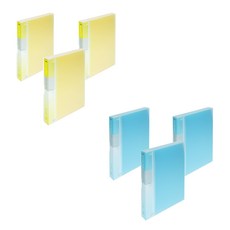 ECO Chungwoon Clean PP 透明文件金屬裝飾 60 張 A4 2 種 x 3p, 1套, 黃色的天空