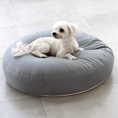 MYME 강아지 알로바 원형 방석, 그레이