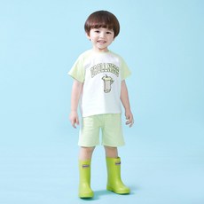 KIDSCOMO 兒童透氣Aekong短袖上下裝套組