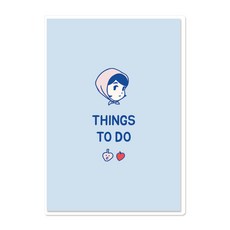 Dalphong stationery Things To Do日記本, 天空藍