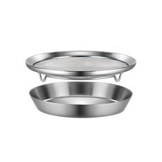 Bargensteiger 不鏽鋼網狀托盤兩件組 小, 1組, 單色