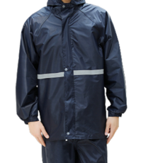 EdenStol 雨衣上下套裝 連帽款 海軍藍, 1個