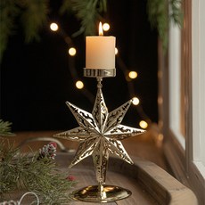 北歐復古聖誕燭臺, 八芒星