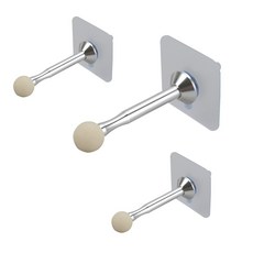 免鑽孔圓形門擋, 3個