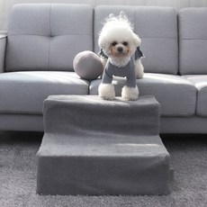 REDPUPPY 狗狗用法式A Mega寵物階梯, 深灰色, 1個