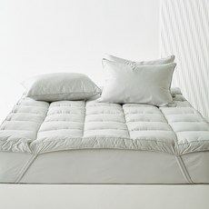 La Pomme Atique棉質鬆緊床墊, Stone Mint