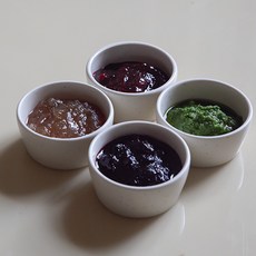 NICOTT Here 手工醬料碗, 4個, 棉花象牙白