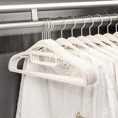 Im Home Living Easy Fit 防滑衣架, 白色, 30個