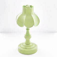 法式花朵造型檯燈, 綠色