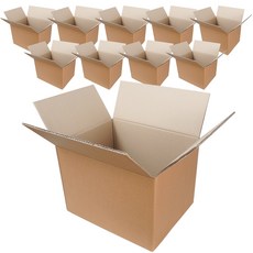 COMET 宅配紙箱 AB楞 郵局規格 5號尺寸 480 x 380 x 340 mm, 棕色, 10個