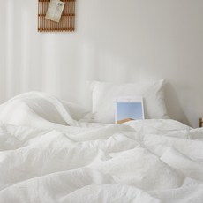 브리즐 린넨 시어서커 이불 + 베개커버 + 패드 세트