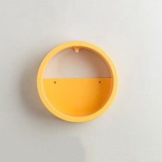 블루포그 벽걸이 라운드 화분, 03 레몬 옐로우