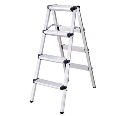 온써키 발판 접이식 스툴 알루미늄 4단 사다리, 1개