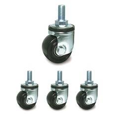 MASTER. S 特殊用途腳輪 DS60 系列 電腦設備用腳輪 DS 6030 HDP-BT 電腦用螺栓旋轉 BT 7.62cm, 4個