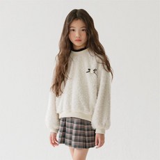 SM2 女童貴賓狗針織大學T
