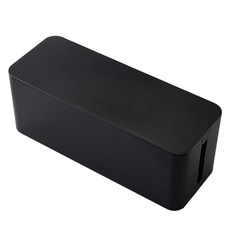 HELLO YONY 6插座延長線收納盒01型 黑色 L號, 1組