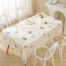 Ilsangsokbanzzak 拋棄式防水圖案桌布, 180 x 180 cm, 10個, 銀杏葉