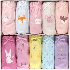 Ani系列童款三角內褲 5入+Rabbit系列童款三角內褲 5入