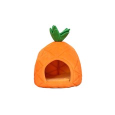 寵物鳳梨洞穴躲藏軟墊窩, 混色, 1個