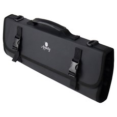 appety 兩層8個口袋刀具包, 黑色, 1個