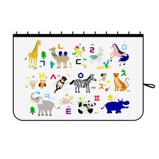 바니바니 차량용 레일형 햇빛가리개, 5 ㄱㄴㄷ, 1개