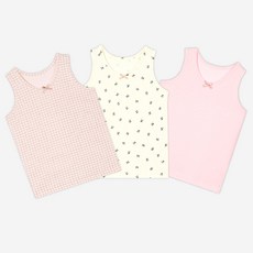 Uni FRIend 女童款Lily系列印花背心 3件組