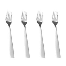 Williv 韓國製 304不鏽鋼 Mono 兒童餐具組, 銀色, 單品, 4個