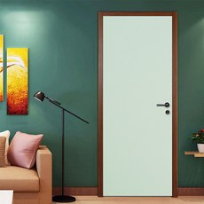 ROSEROSA 門板翻新室內裝飾貼膜 DS104 2張, 薄荷綠, 100 x 220 cm