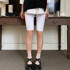 디아미뇽 여성용 리퍼 하이웨스트 5부 레깅스