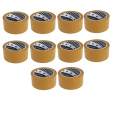 Woolim OPP 盒帶雙重包裝 48 x 80m, 黃色的, 10個