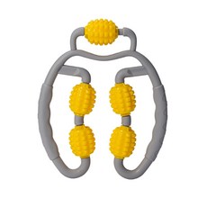 Aihop 5輪小腿按摩器, 灰柄黃球, 1個