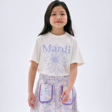 Mardi Mercredi 兒童花卉瑪莉丹棉質T恤