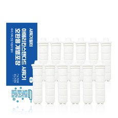 美國標準過濾蓮蓬頭除鏽替換濾芯 獨立包裝, 12個, 無香