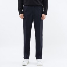 UNTAPPED 男款基本版型四季防皺面料大尺碼休閒褲