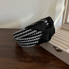 디멜디 예쁜 무늬 머리띠 꼬임 앞머리고정 밴드