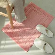 sina&somo 超細纖維腳踏墊, 粉色的