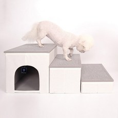Dingdong Pet 寵物環保收納階梯 房屋型, 混色, 1組